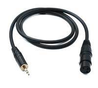 System-S Cavo audio XLR 100 cm 3 poli femmina a jack AUX 3,5 mm 3 poli, adattatore TRS