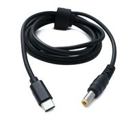 SYSTEM-S Cavo DC 12 V 150 cm 5,5 x 2,5 maschio a USB 3.1 tipo C maschio