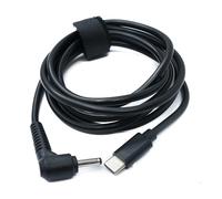 SYSTEM-S Cavo DC 15 V 150 cm 3,5 x 1,35 maschio a USB 3.1 tipo C maschio angolare