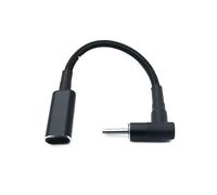 System-S Cavo DC 20 V 15 cm 2,5 x 0,7 maschio a USB 3.1 tipo C femmina, angolo intrecciato