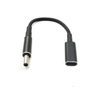SYSTEM-S Cavo DC 20 V 15 cm 4,5 x 3,0 maschio a USB 3.1 tipo C femmina intrecciato per HP