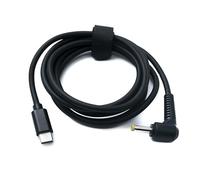 SYSTEM-S Cavo DC 20 V 150 cm 4,0 x 1,7 maschio a USB 3.1 tipo C maschio angolo