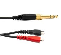 System-S Cavo di ricambio 5 m AUX jack 6,35 mm maschio per cuffie Sennheiser HD 660S 650 600 580 a spirale
