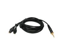 SYSTEM-S Cavo di ricambio audio 2 m jack AUX intrecciato per cuffie Sennheiser