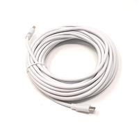 System-S Cavo di Ricarica USB-A a Micro USB 10 m Bianco - per Smartphone, Tablet e Dispositivi Micro USB - Solo Alimentazione