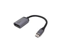 System-S Cavo DisplayPort da 20 cm DP femmina a USB 3.1 tipo C maschio adattatore in grigio