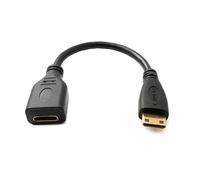 System-S Cavo HDMI 1.4 15cm Mini maschio a femmina 4K UHD 30Hz 2K 60Hz Adattatore