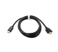 System-S Cavo HDMI 2.0 200 cm tipo A maschio a spina adattatore avvitabile in nero