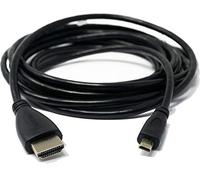 SYSTEM-S Cavo HDMI 2.1 da Maschio a Micro Maschio, 3 m, Colore: Nero