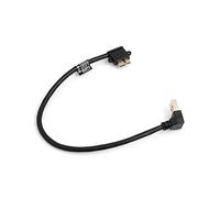 System-S Cavo Micro USB 3.0 Angolo di 90 ° Gradi angolare Destro a USB Tipo A 3.0 aufwaerts gewinkelt Adattatore Cavo Dati e Ricarica Cavo 27 cm