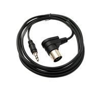 SYSTEM-S Cavo MIDI 150 cm Din 5 Pin Maschio a 3,5 mm Jack Maschio AUX Angolo