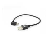 System-S - Cavo mini USB 90° a sinistra, 20 cm