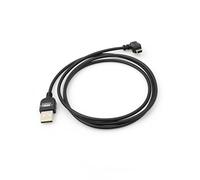 System-S Cavo Mini USB ad angolo di 90 gradi, 1 m, cavo dati sinistro, cavo dati