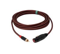 System-S Cavo RCA RCA 5 m maschio a XLR 3 poli, adattatore rosso