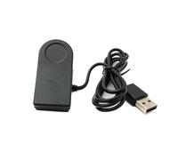 System-S Cavo USB 2.0 100 cm cavo di ricarica morsetto per GolfBuddy Aim W12 Watch in nero