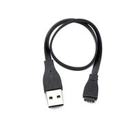 System-S Cavo USB 2.0 23 cm cavo di ricarica per Fitbit Charge HR Smartwach in nero