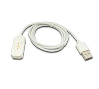 SYSTEM-S Cavo USB 2.0 da 100 cm, cavo di ricarica per OnePlus Watch 2, adattatore Smartwatch, colore: bianco