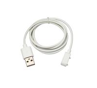 SYSTEM-S Cavo USB 2.0 da 100 cm, cavo di ricarica per smartwatch Oppo Band 2, colore: bianco