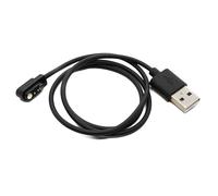 SYSTEM-S Cavo USB 2.0 da 50 cm, cavo di ricarica per smartwatch Haylou Watch S8, nero