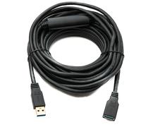 SYSTEM-S Cavo USB 3.0 10 m Tipo C Maschio a Femmina 5 Gbps Adattatore Nero