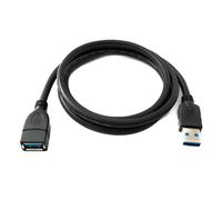 SYSTEM-S Cavo USB 3.0 100 cm Tipo A Maschio a Femmina 5 Gbps Nero