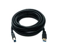 SYSTEM-S Cavo USB 3.0 5 m Tipo B Maschio ad A Maschio 5 Gbps 100W Nero