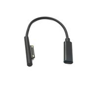 System-S Cavo USB 3.1 15 cm tipo C femmina cavo di ricarica per Microsoft Surface Nero