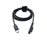 System-S Cavo USB 3.1 150 cm cavo di ricarica per Microsoft Surface in nero