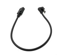 System-S Cavo USB 3.1 30 cm tipo C maschio a 2.0 Mini B femmina 180° U adattatore angolo turn