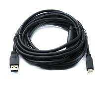 System-S Cavo USB 3.1 5 m tipo C maschio a 3.0 A maschio adattatore 5 Gbps 100 W in nero