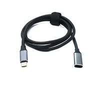 System-S Cavo USB 3.1 Gen 2 100 cm tipo C maschio a femmina 10 Gbps 100 W