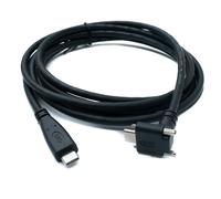 SYSTEM-S Cavo USB 3.1 Gen 2 2 m Tipo C Maschio a Maschio Panel Mount Angolo Up