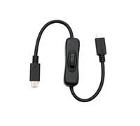 System-S Cavo USB 3.1 Gen 2 30 cm tipo C maschio a maschio 100 W interruttore PD E marker chip adattatore