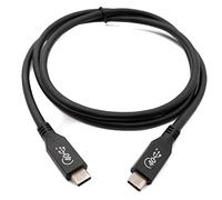 System-S Cavo USB4 da 100 cm tipo C maschio a maschio 40 Gbps adattatore nero
