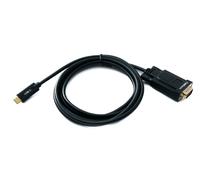 SYSTEM-S Cavo VGA 180 cm Maschio a USB 3.1 Tipo C Maschio Panel Mount Vite