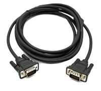 System-S Cavo VGA 3 m HD15 maschio a maschio, pannello di montaggio vite DSub 15pin adattatore