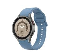 System-S Cinturino 20mm in silicone per Samsung Galaxy Watch 5 4 Smartwatch blu, Blu, Eine Grösse, Classico