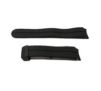 System-S Cinturino 20mm in silicone per Samsung Galaxy Watch 5 4 Smartwatch nero, Nero, Eine Grösse