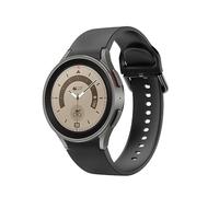 System-S Cinturino 20mm in silicone per Samsung Galaxy Watch 5 4 Smartwatch nero, Nero, Eine Grösse, Classico
