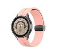 System-S Cinturino 20mm in silicone per Samsung Galaxy Watch 5 4 Smartwatch rosa, rosa., Eine Grösse
