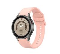 System-S Cinturino 20mm in silicone per Samsung Galaxy Watch 5 4 Smartwatch rosa, rosa., Eine Grösse