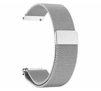 System-S Cinturino 20mm Milanese in Metallo per Samsung Galaxy Watch 4 Smartwatch Grigio