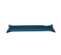 System-S Cinturino 42 44 45 49mm in silicone flessibile magnetico compatibile con Apple Watch Smartwatch Blu Blu Scuro, Blu blu scuro, Eine Grösse, Classico