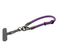 System-S Cinturino con passante da polso per smartphone Custodia in nylon viola
