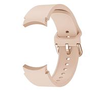 System-S Cinturino flessibile in silicone, 20 mm, per smartwatch Samsung Galaxy Watch 4, colore rosa