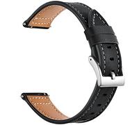 System-S Cinturino flessibile in silicone 20mm per Samsung Galaxy Watch 4 Smartwatch Nero
