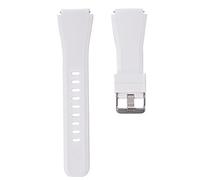 System-S Cinturino flessibile in silicone 22 mm per Samsung Gear S3 Smartwatch in Bianco