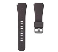 System-S Cinturino flessibile in silicone, 22 mm, per smartwatch Samsung Gear S3, marrone