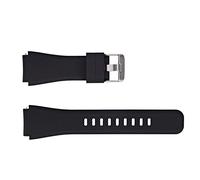 System-S Cinturino flessibile in silicone 22mm per Samsung Galaxy Watch 4 Smartwatch Nero