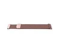 System-S Cinturino in metallo milanese da 22 mm per smartwatch Huawei Watch in rosa, metallizzato/rosa, Eine Grösse, Metallico/Rosa, Eine Grösse